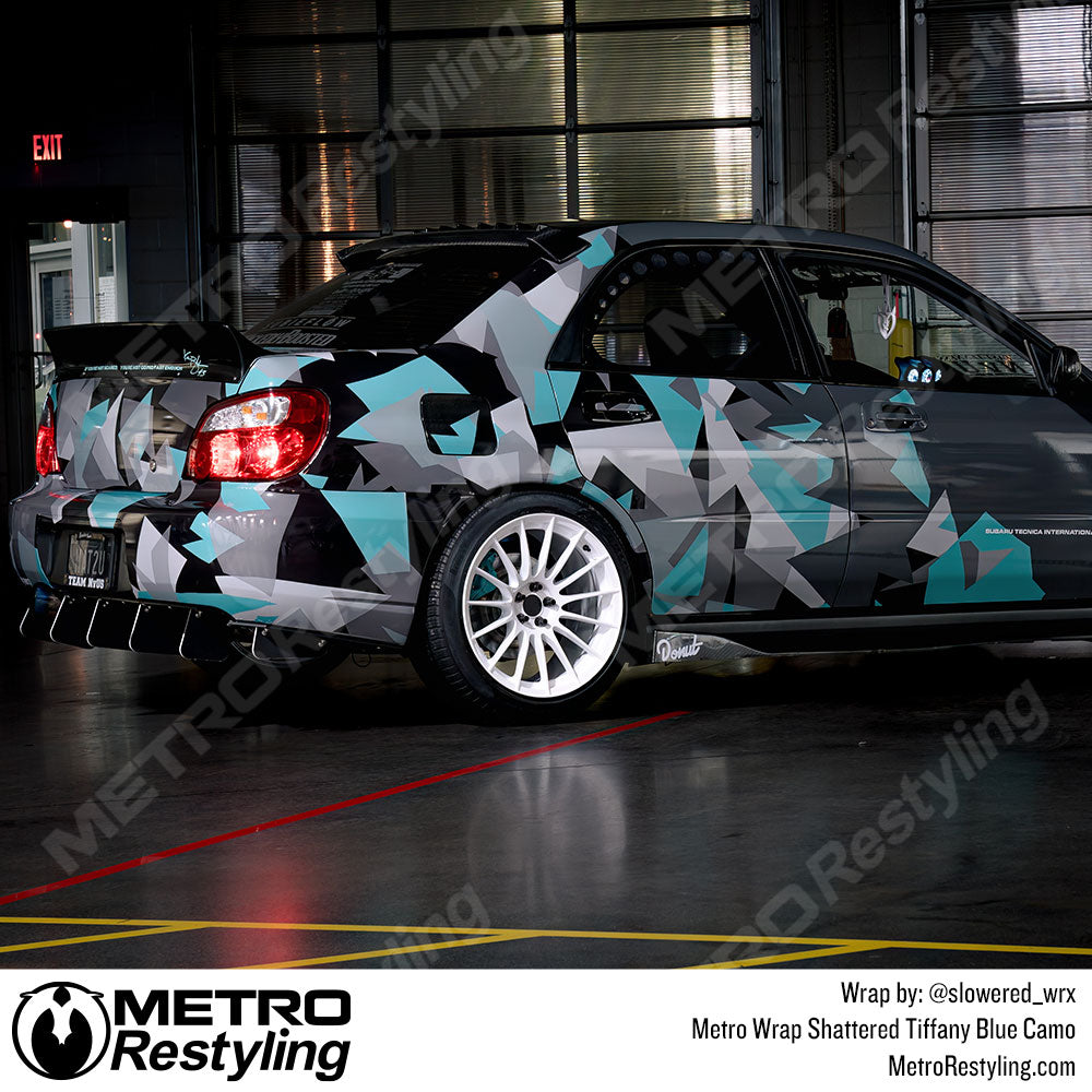 tiffany blue camo wrap