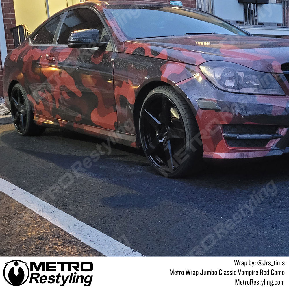 Vampire Red Mercedes Wrap