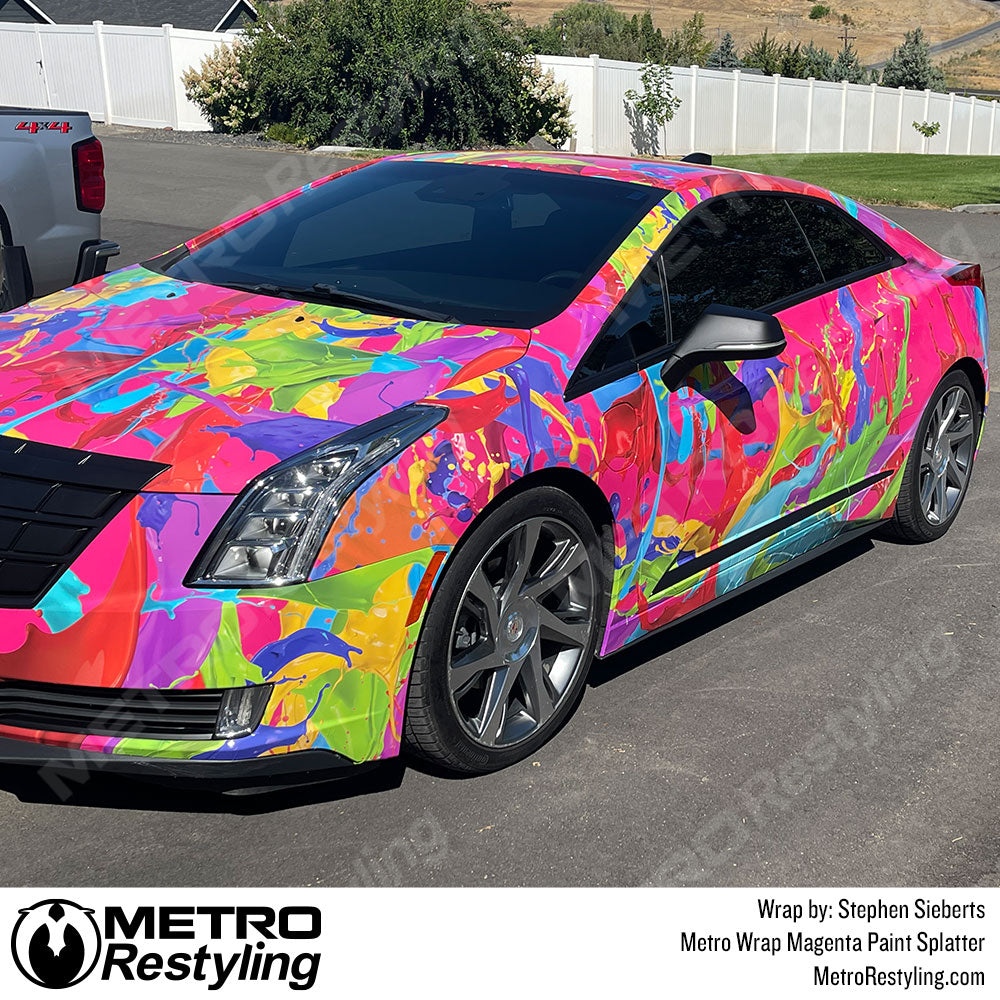 Cadillac Paint Splatter