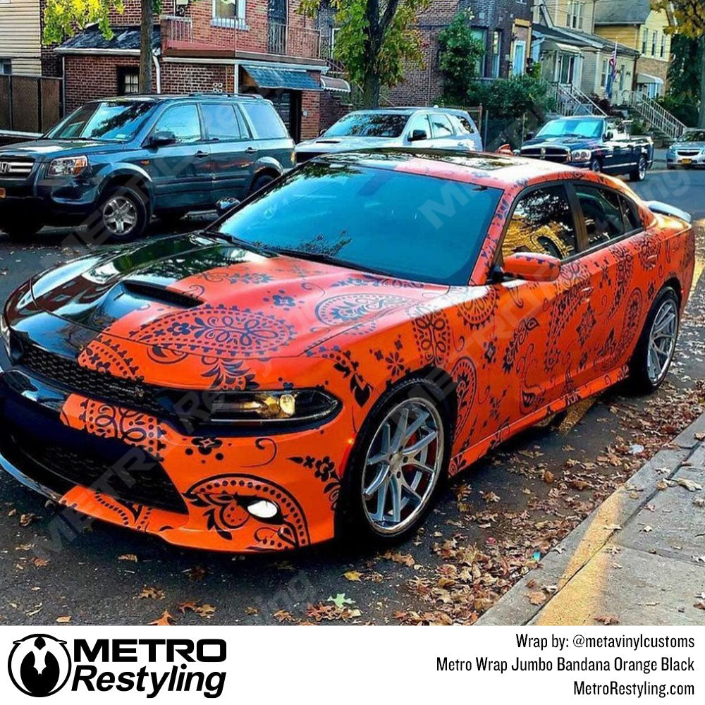 Bandana Orange Dodge Wrap