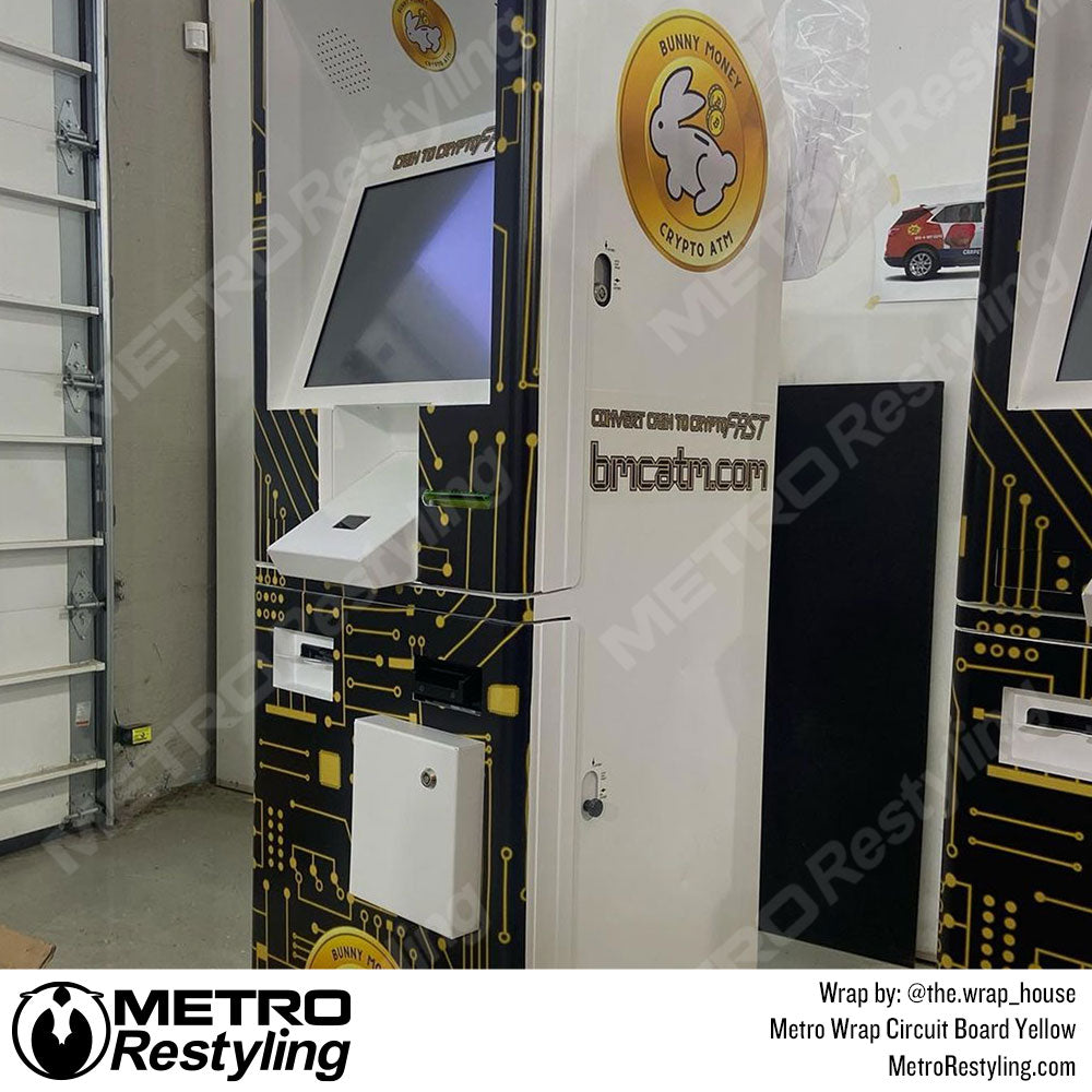 Electronics Yellow Vinyl Wrap