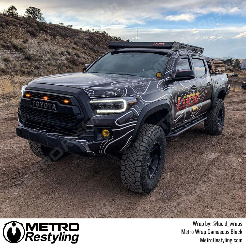Damascus Black Toyota Vinyl Wrap