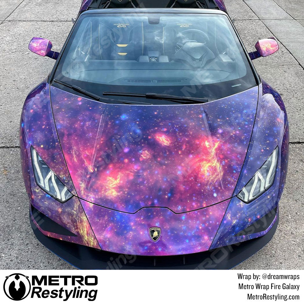 Lamborghini Galaxy Vinyl Wrap