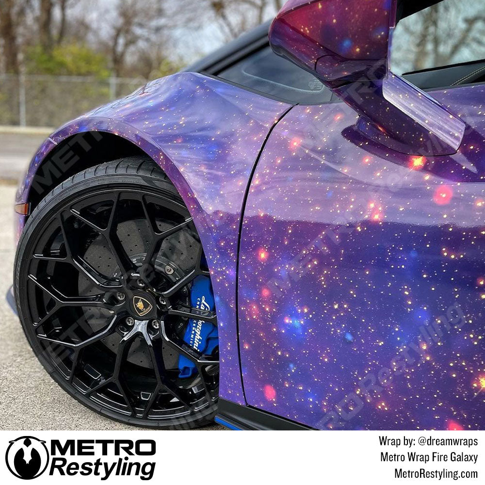 Galaxy Fire Lamborghini Wrapped