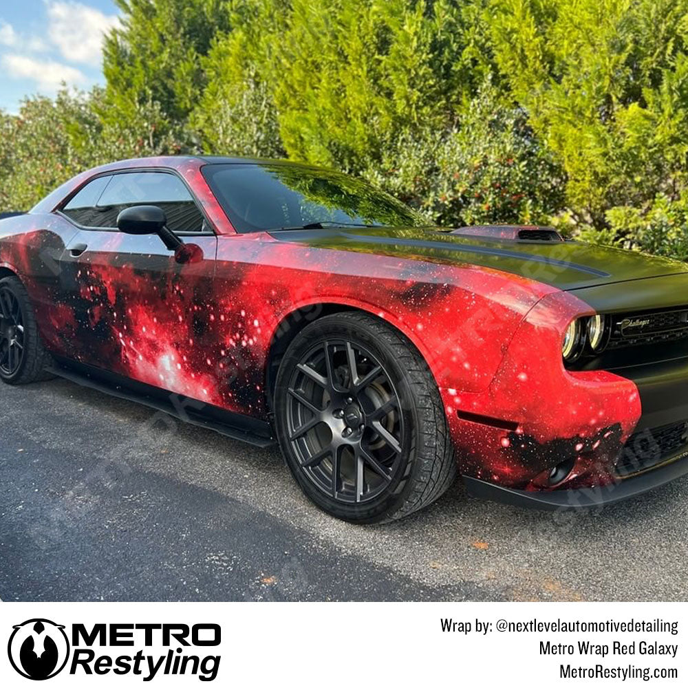 Red Galaxy Space Wrap