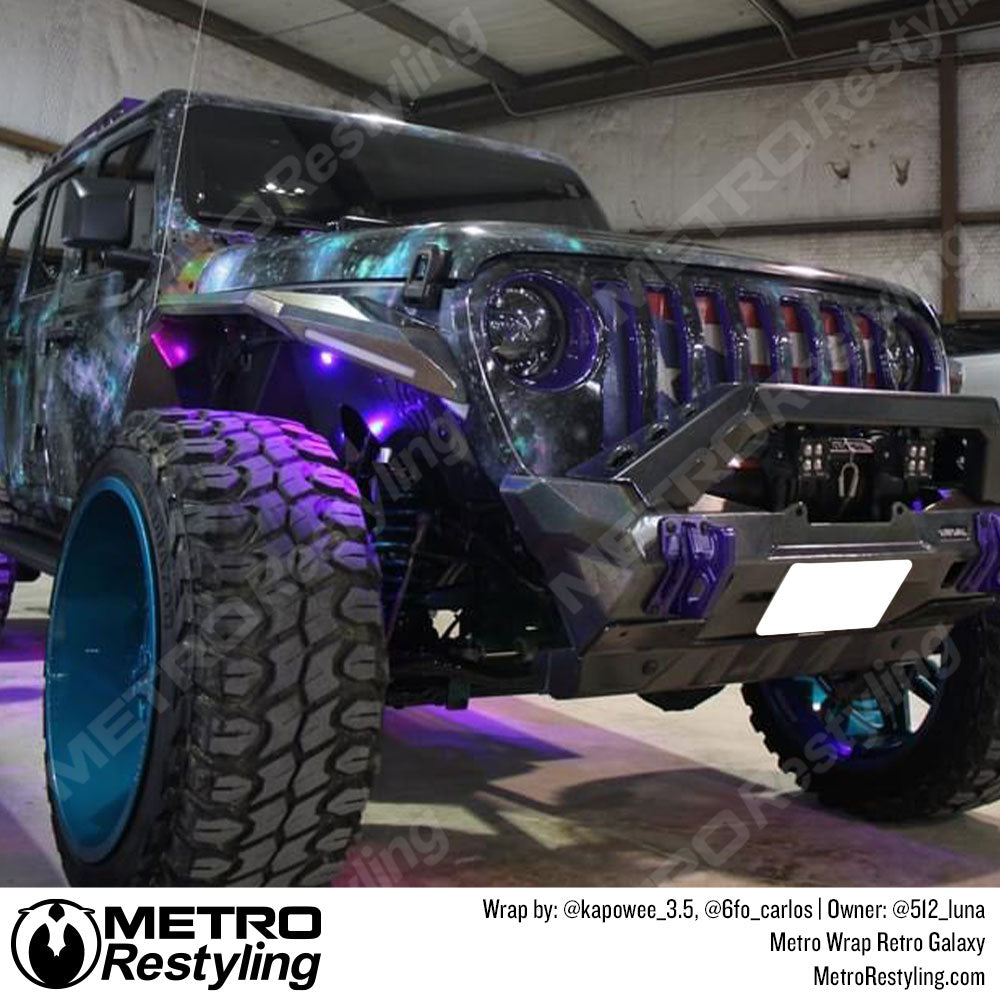 Jeep Space Purple Vinyl Wrap