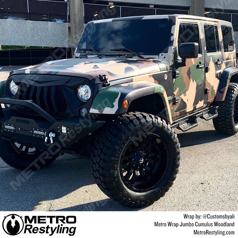 Metro Wrap Jumbo Cumulus Jeep Woodland