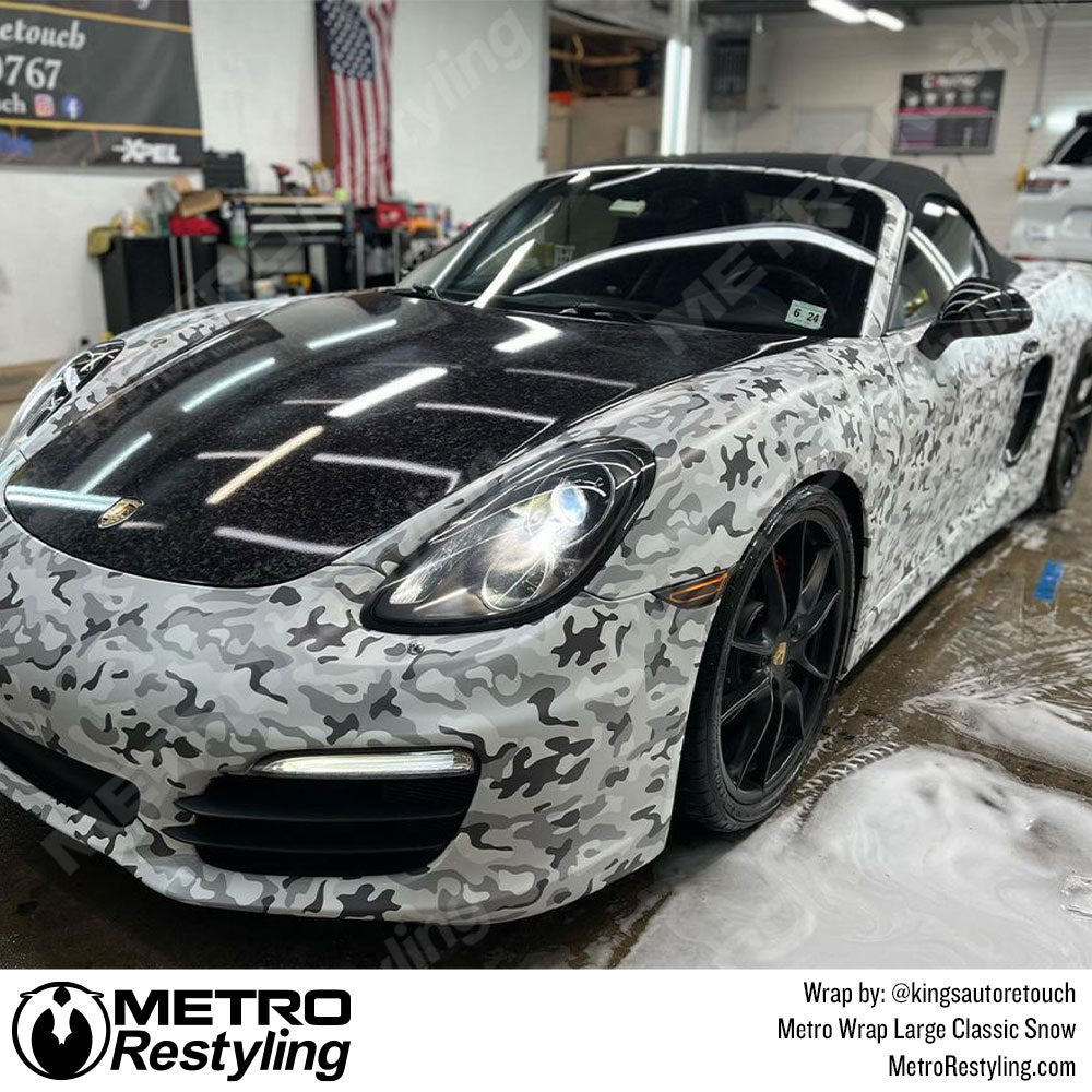 Classic Snow Vinyl Wrap