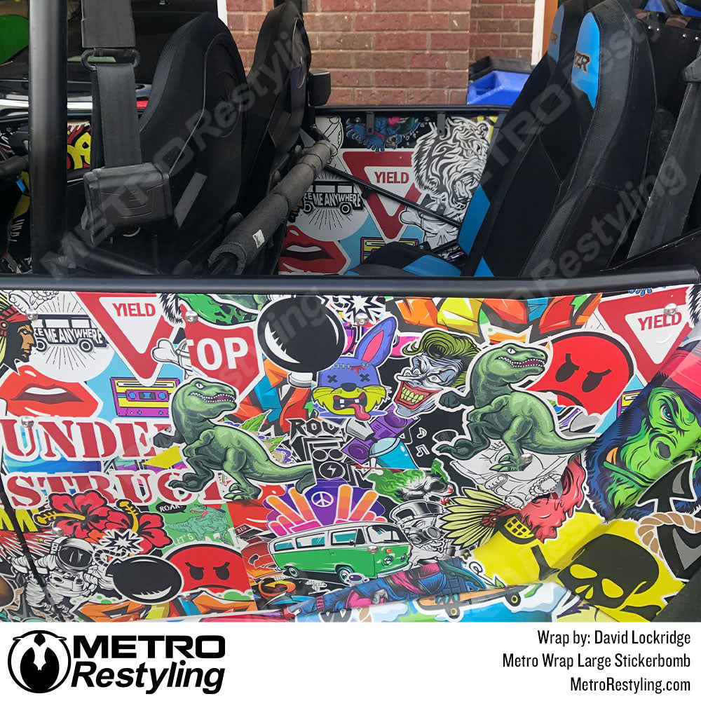 Sticker Bomb Vinyl Wrap
