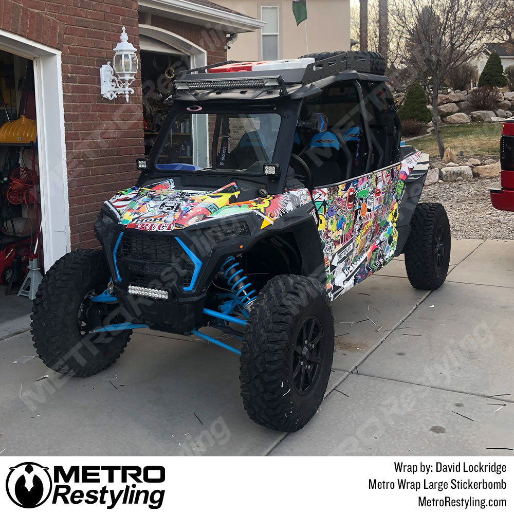 UTV Sticker Bomb Wrap