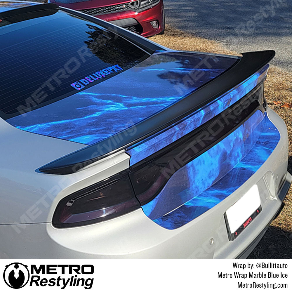 Marble Blue Vinyl Wrap