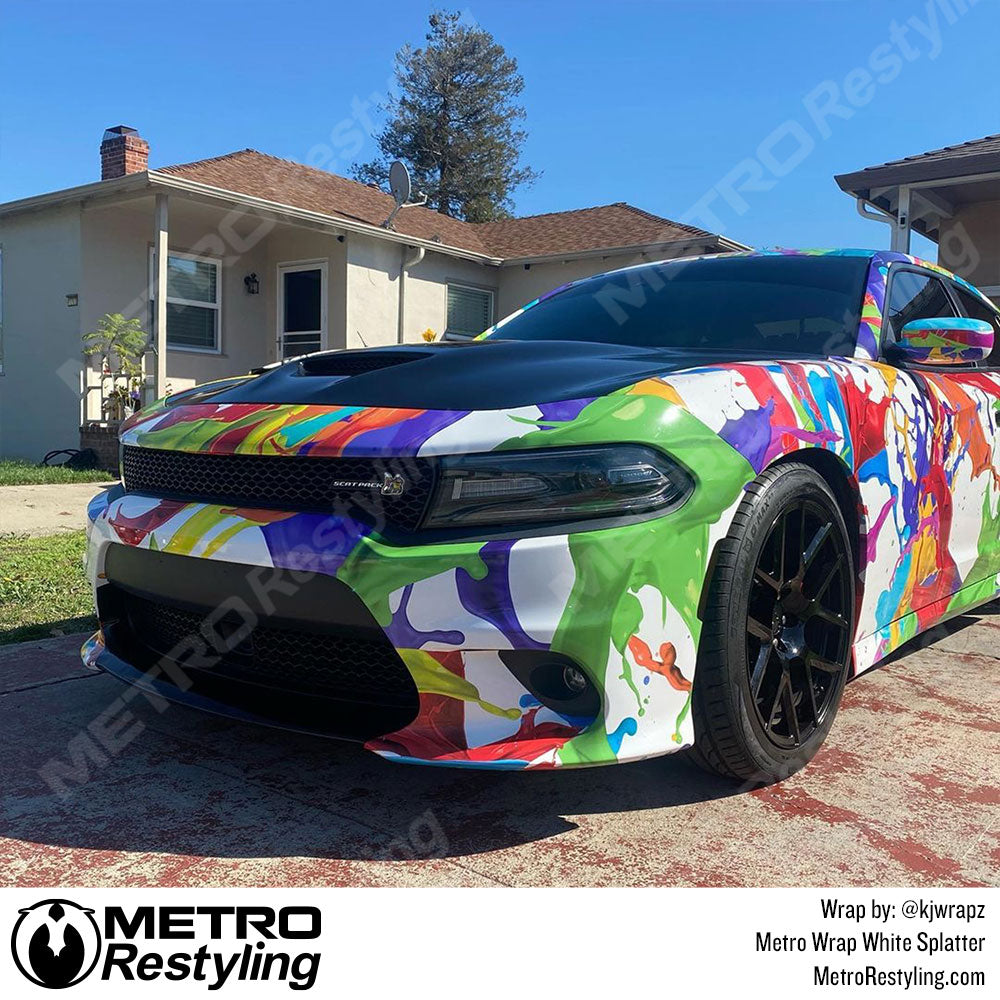 Charger Paint Splatter Wrap