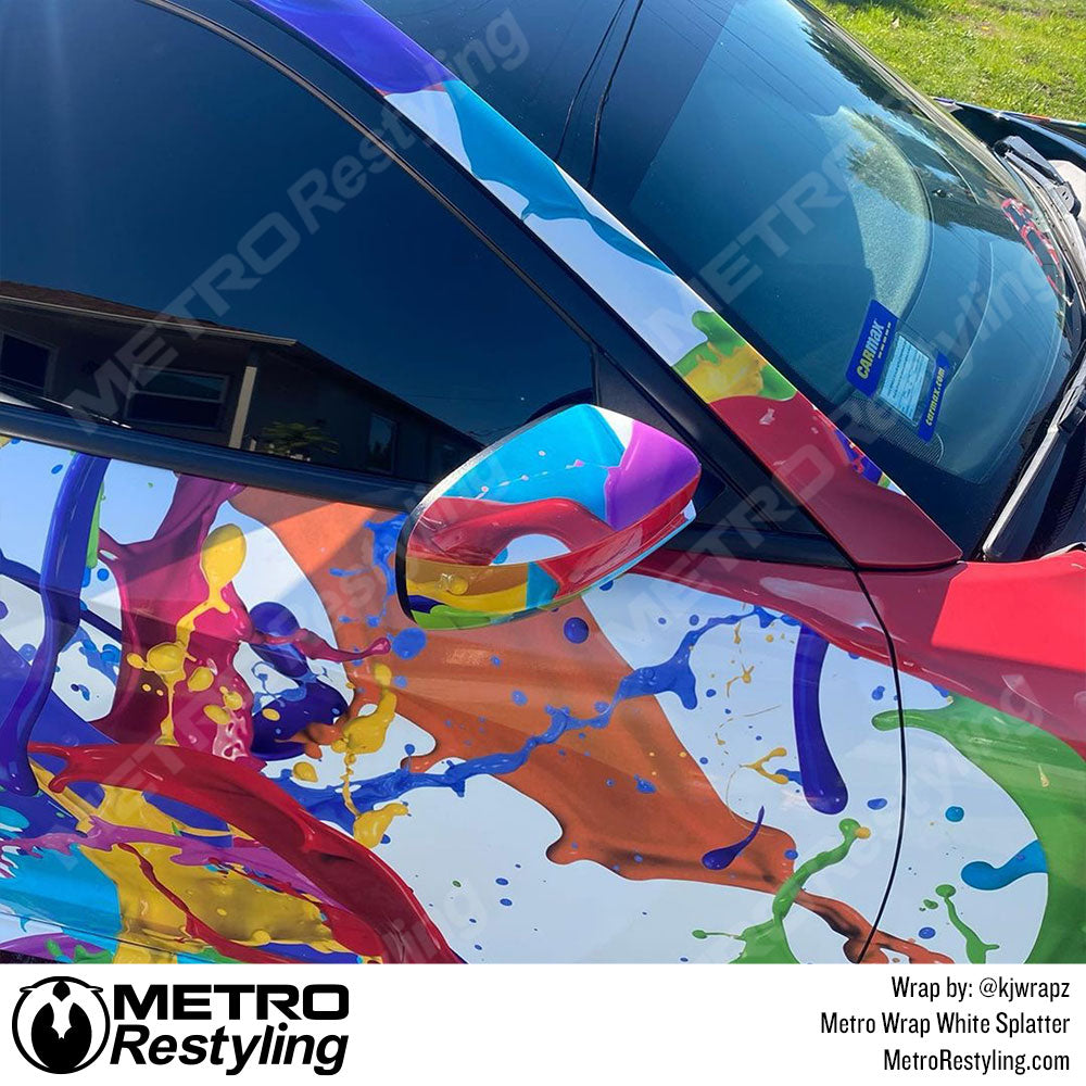 Paint Splatter Charger Wrap