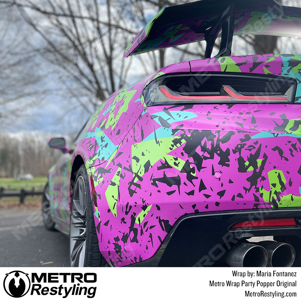Chevy Party Popper Vinyl Wrap
