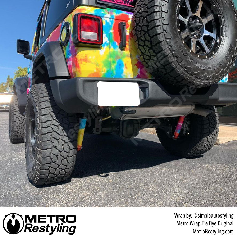 Jeep Tie Dye Vinyl Wrap