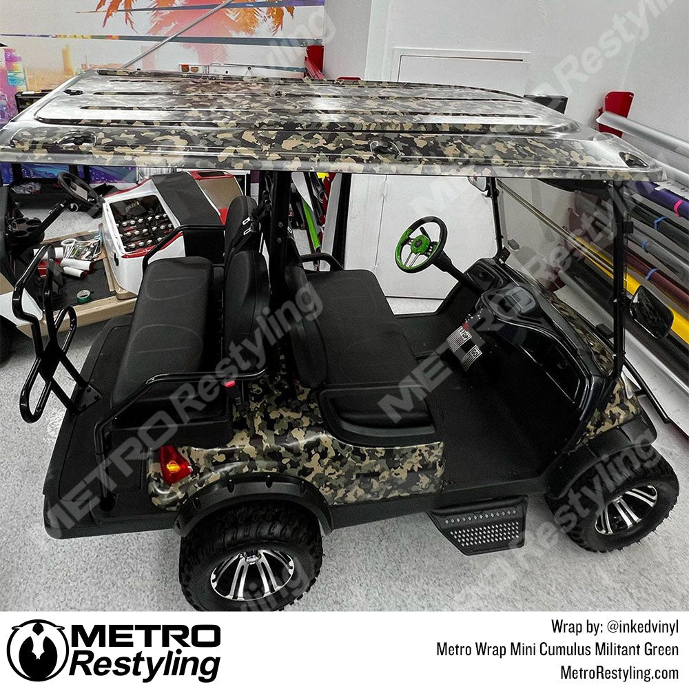 Metro Wrap Mini Cumulus Militant Green Camo atv