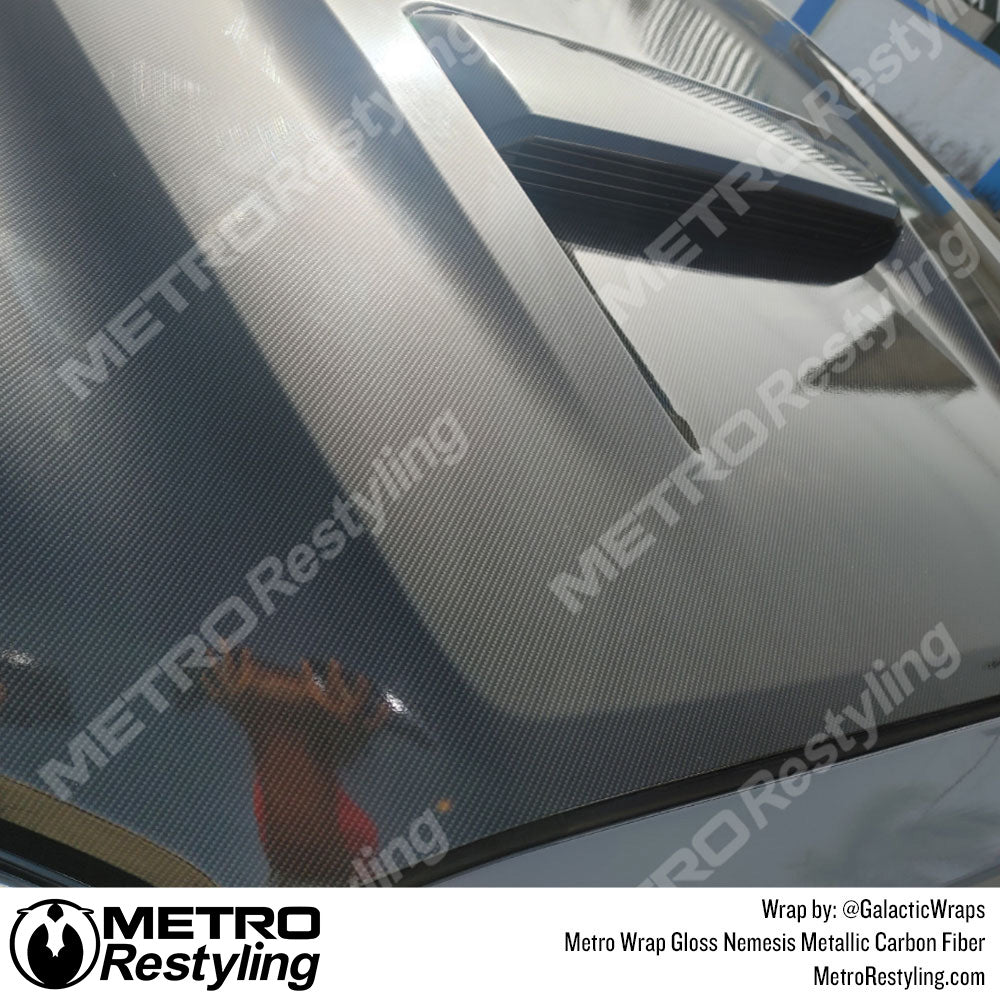 Metro Wrap Nemesis Metallic Carbon Vinyl