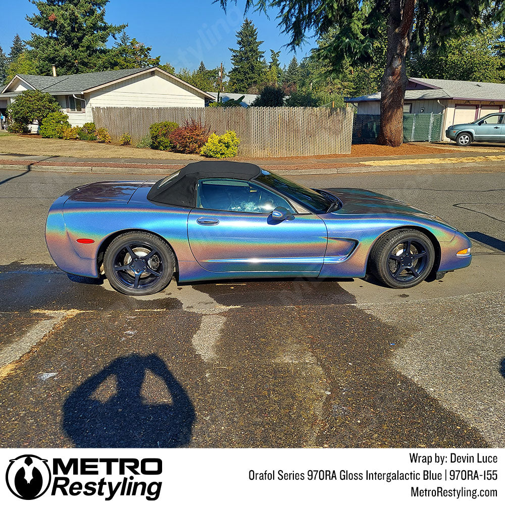 Intergalactic Blue Corvette Wrap