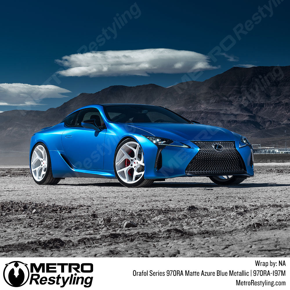 Azure Blue Lexus Wrap