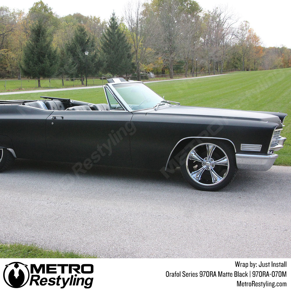 Matte Black Vinyl Wrap
