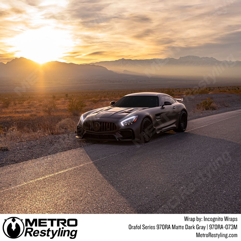 Black Matte Dark Grey Vinyl Wrap