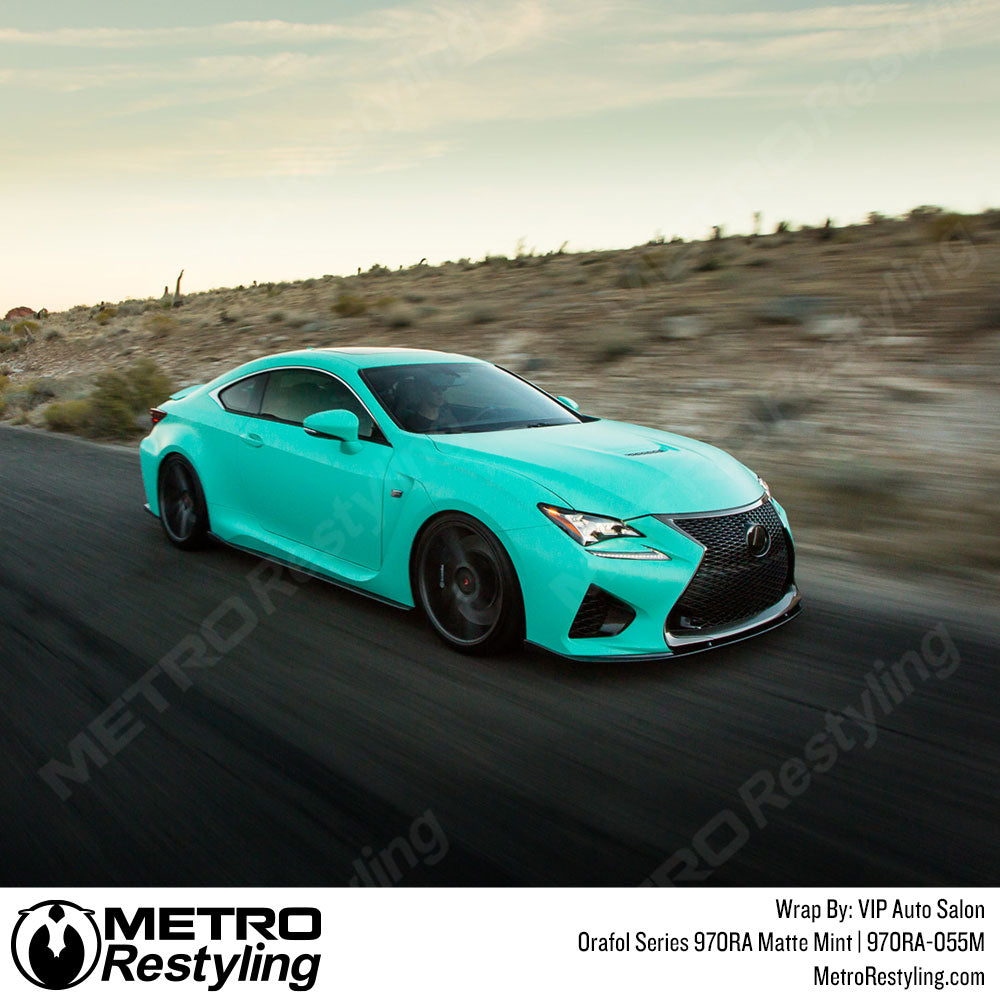 Light Blue Matte Mint Wrap