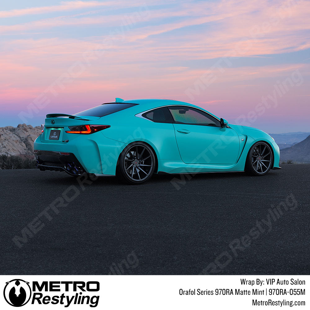Matte Mint Blue Car Wrap