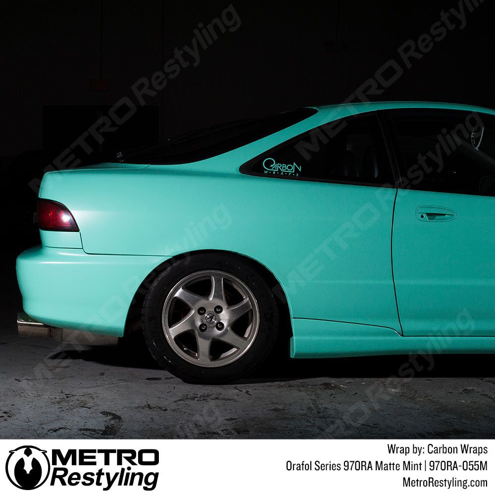 Matte Light Blue Car Wrap