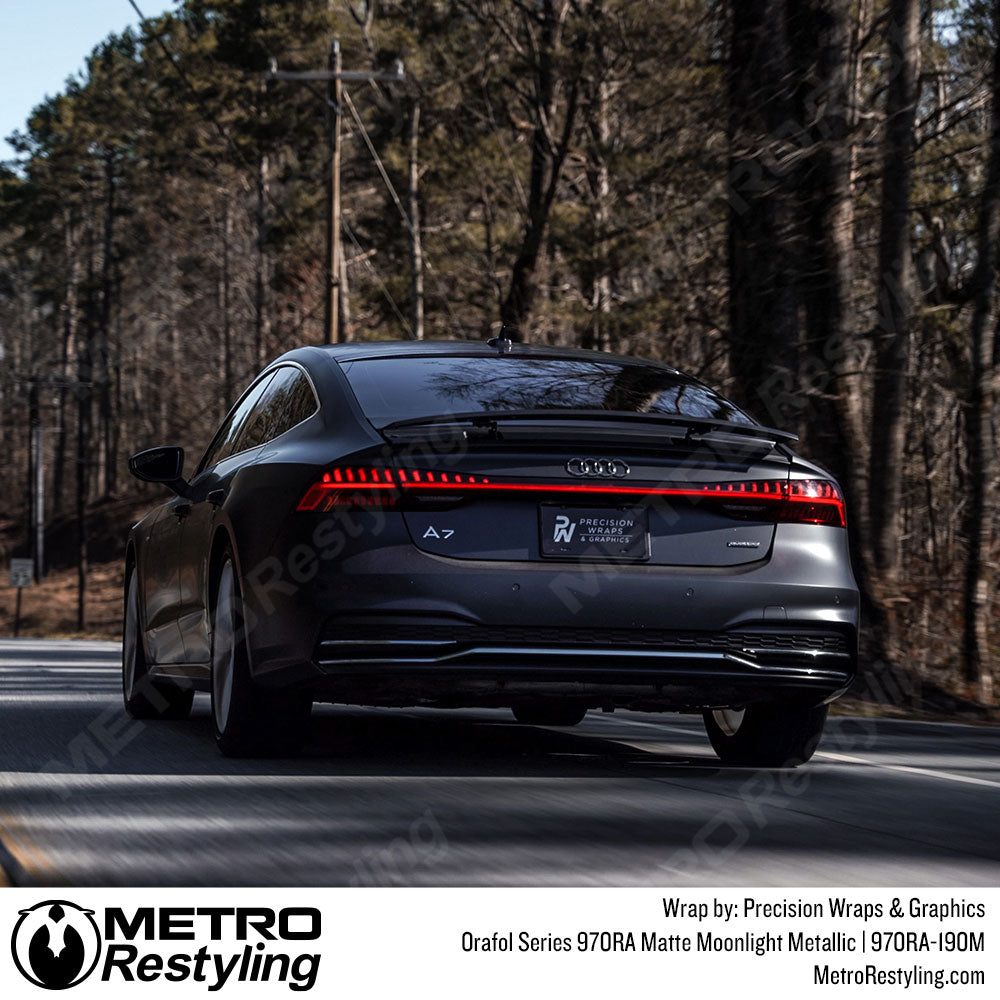 Matte Moonlight Metallic Audi A7 Wrap