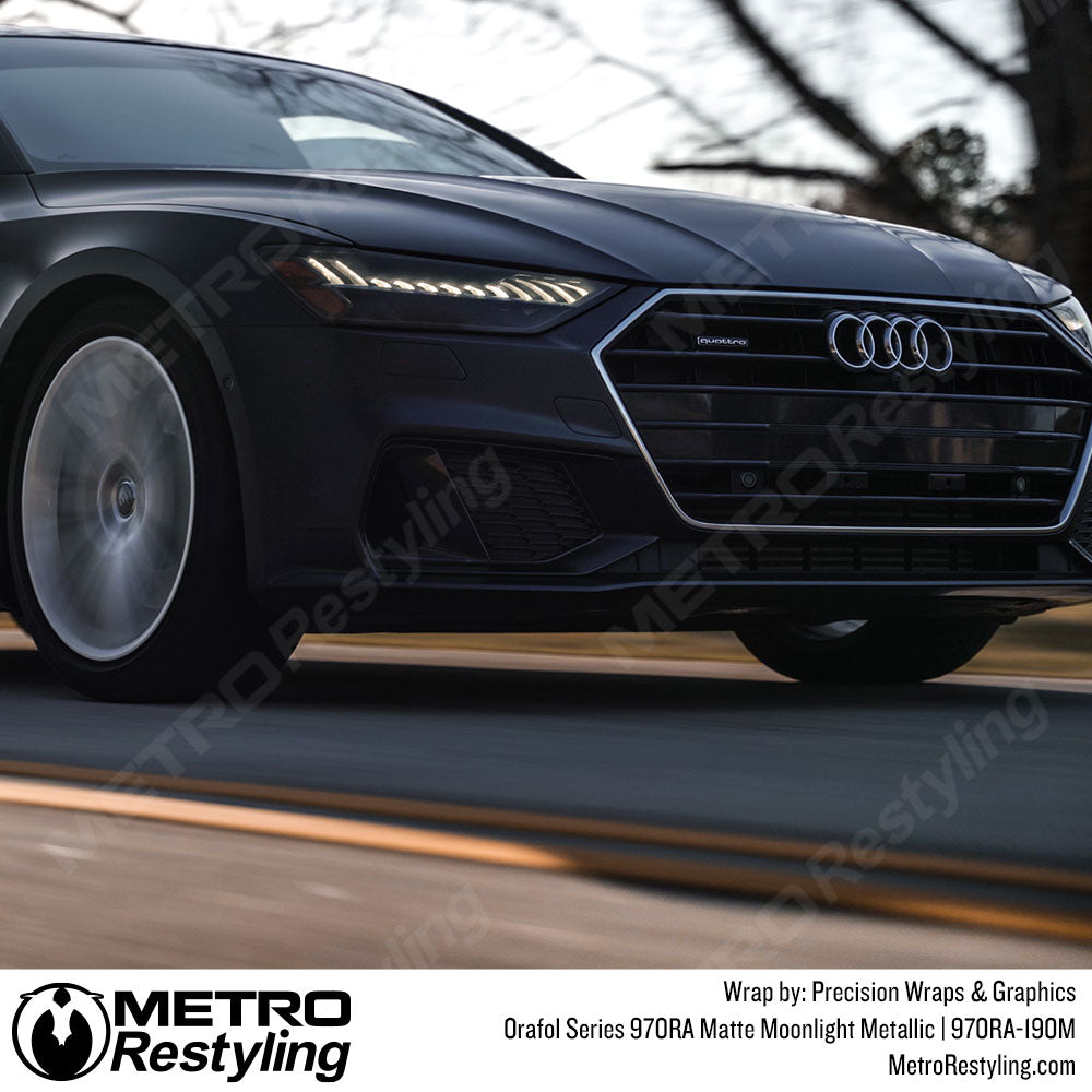 Blue Moonlight Metallic Vinyl Wrap