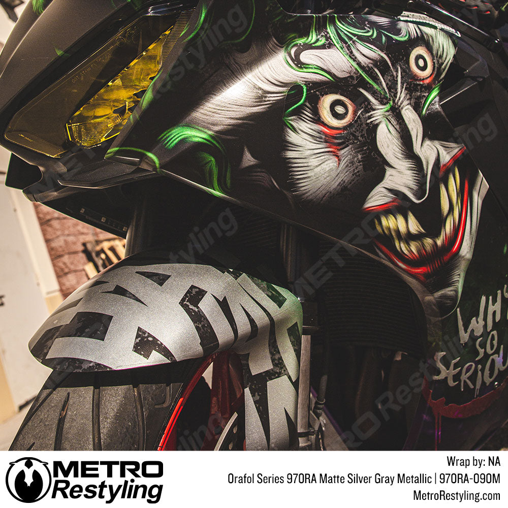 Silver Metallic Vinyl Wrap