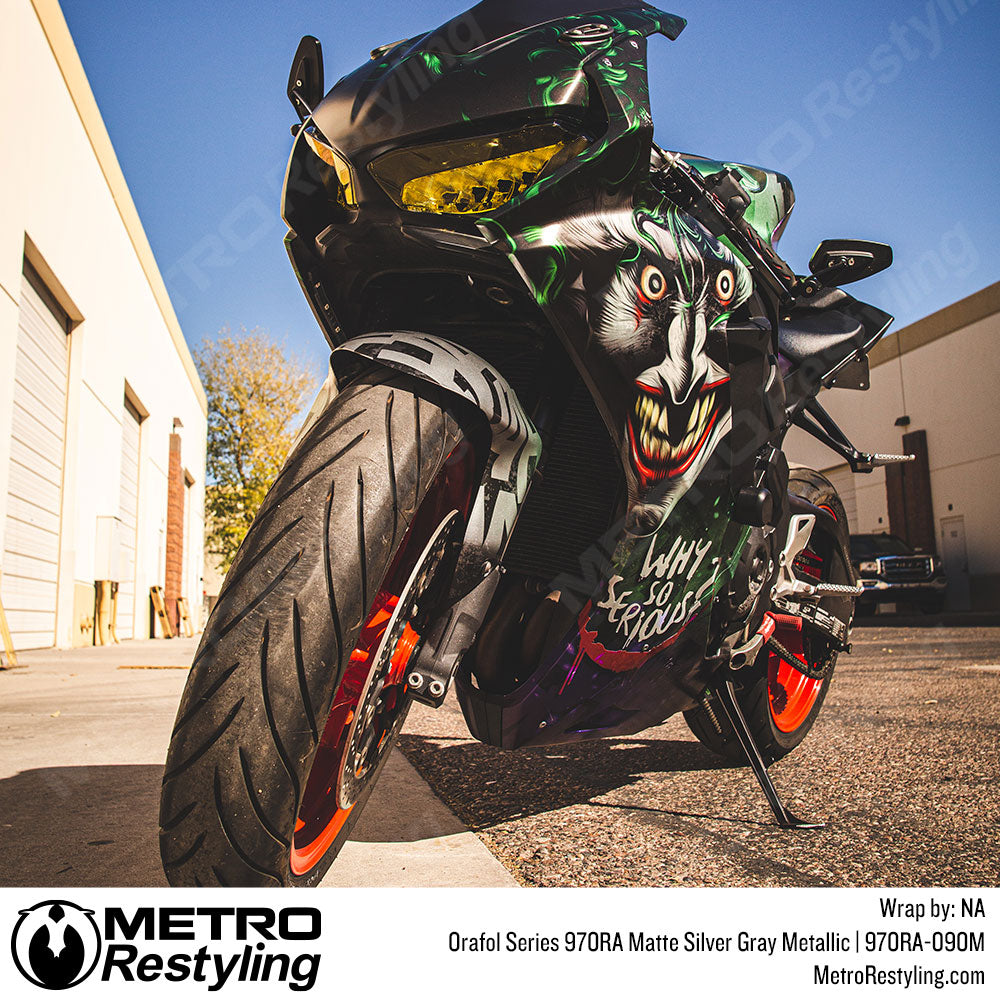 Silver Metallic Silver Wrap