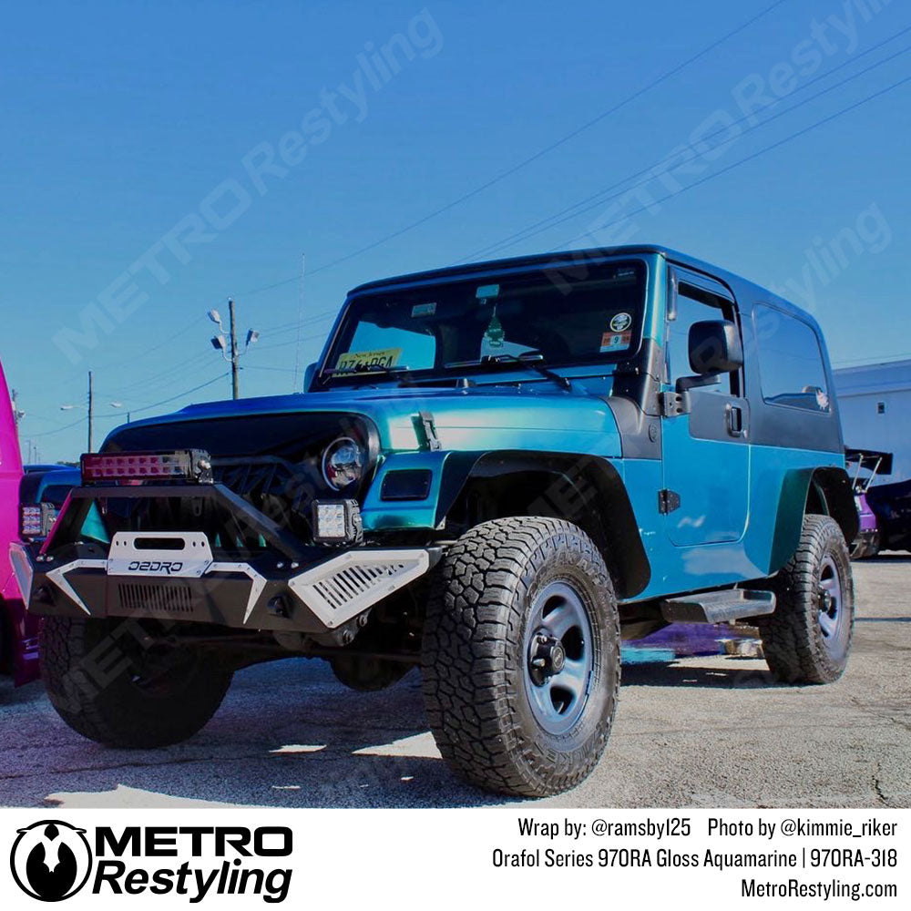 gloss aquamarine wrangler wrap