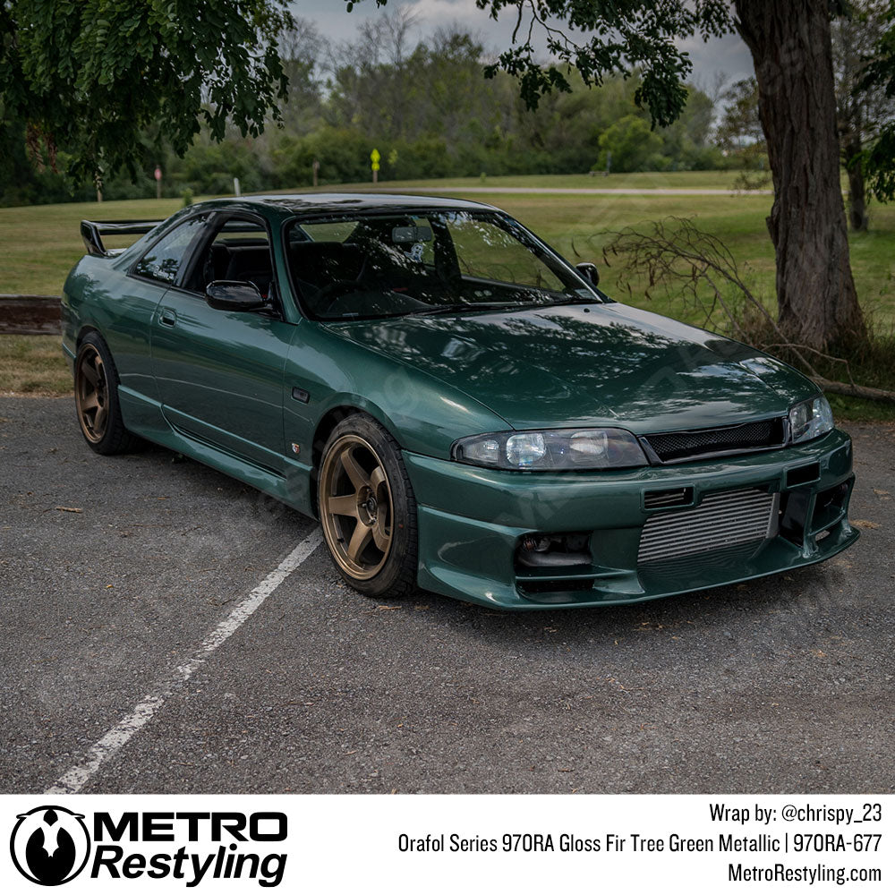 gloss green nissan wrap