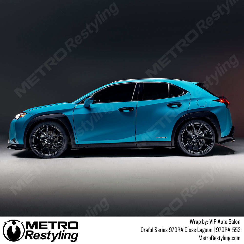 Shiny Blue Orafol Lexus Wrap