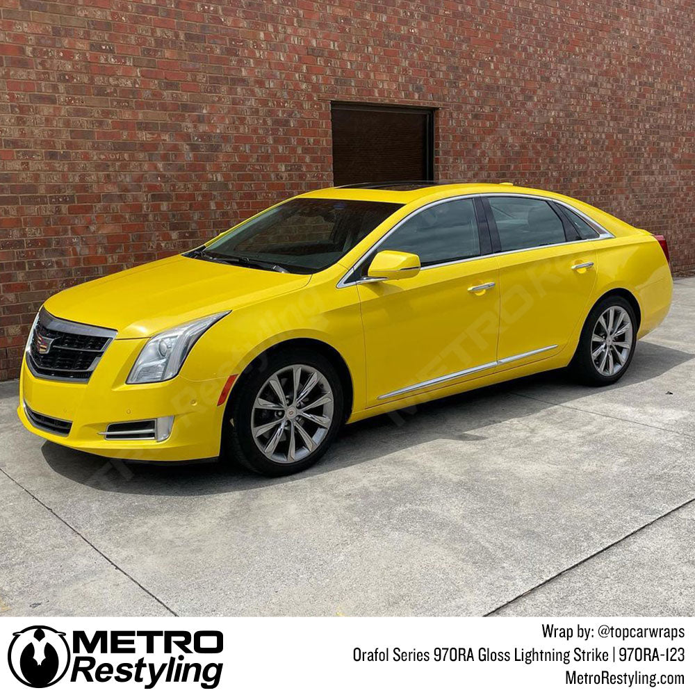 lightning strike cadillac wrap