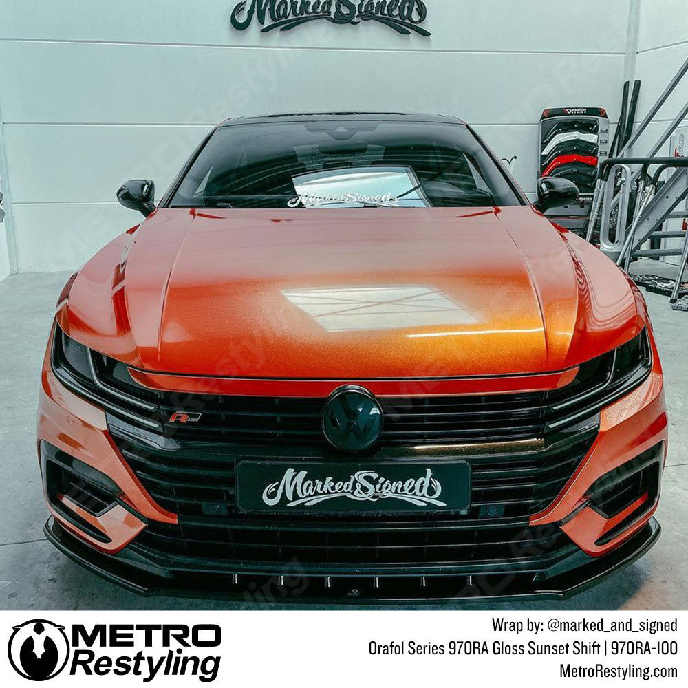 gloss sunset shift volkswagen wrap