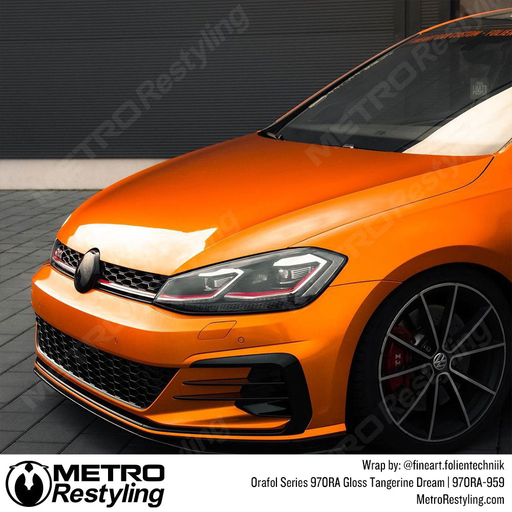 Gloss Orange Dream Volkswagen Wrap