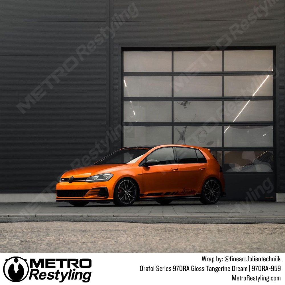 Orange Dream Volkswagen Vinyl