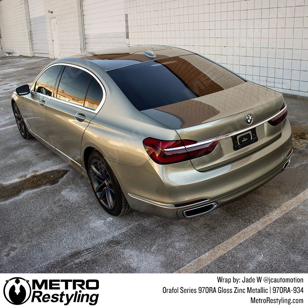 Zinc Metallic BMW Wrap