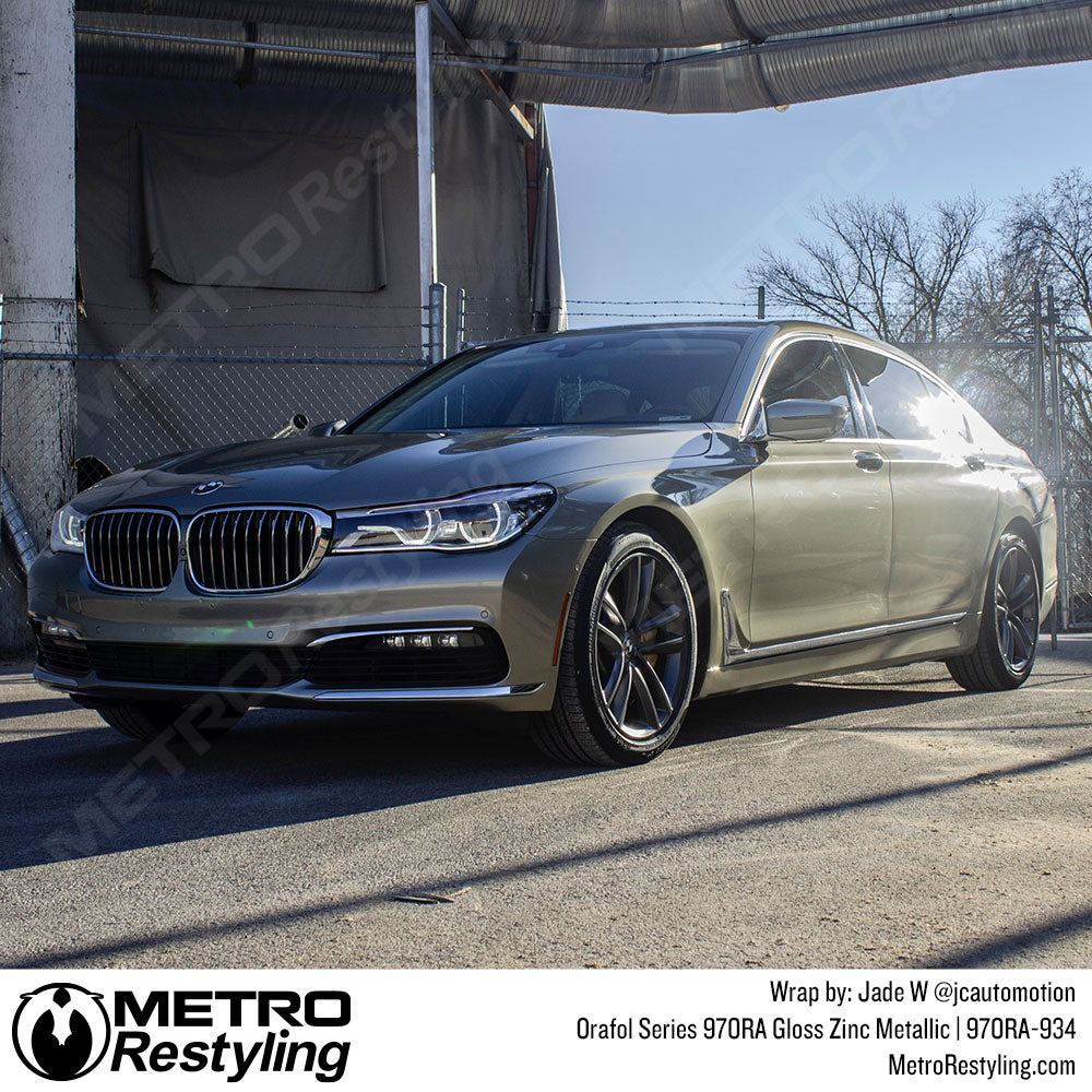 Zinc Metallic BMW Vinyl Wrap