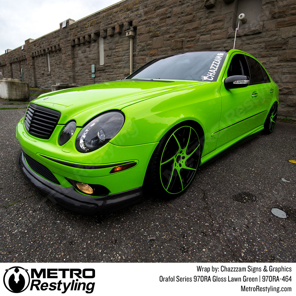 Orafol Green Car Wrap