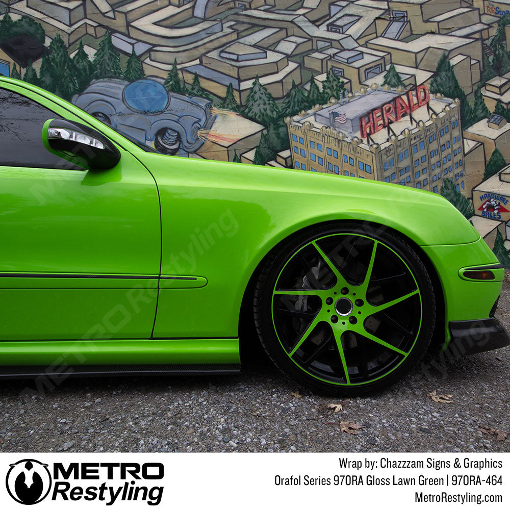 Green Shiny Orafol Vinyl