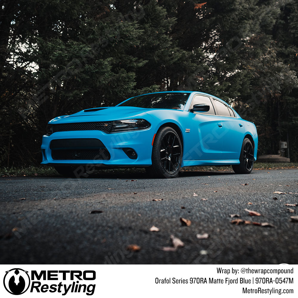 Fjord Blue Dodge Wrap