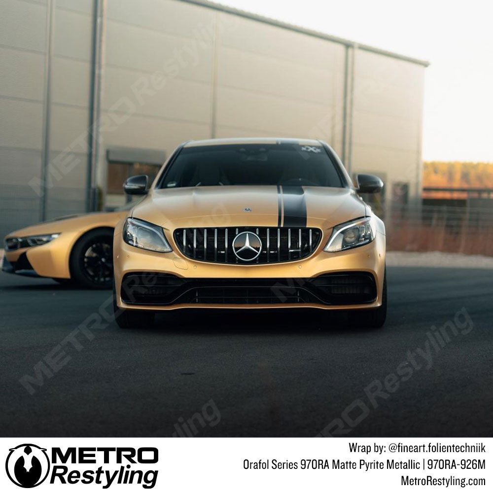 Orafol Matte Pyrite Metallic Wrap
