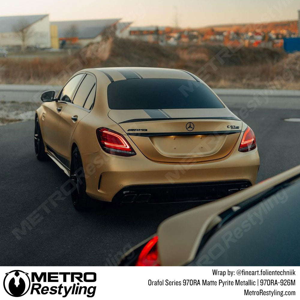 Matte Pyrite Metallic Wrap