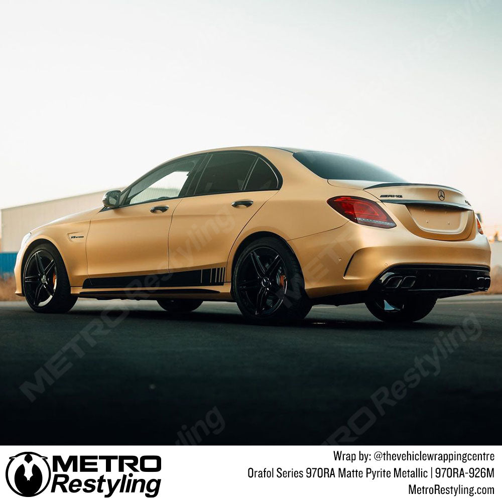 Matte Pyrite Metallic Vinyl