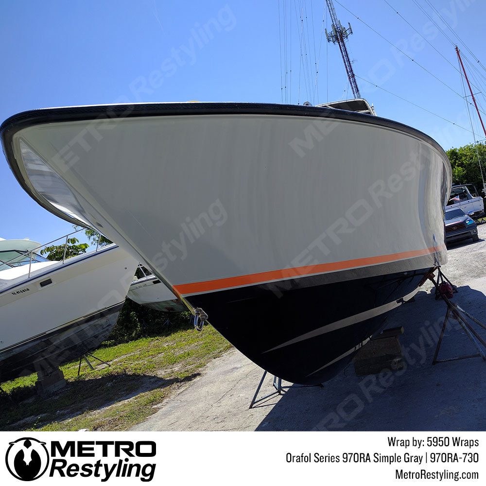 Simple Grey Boat Wrap