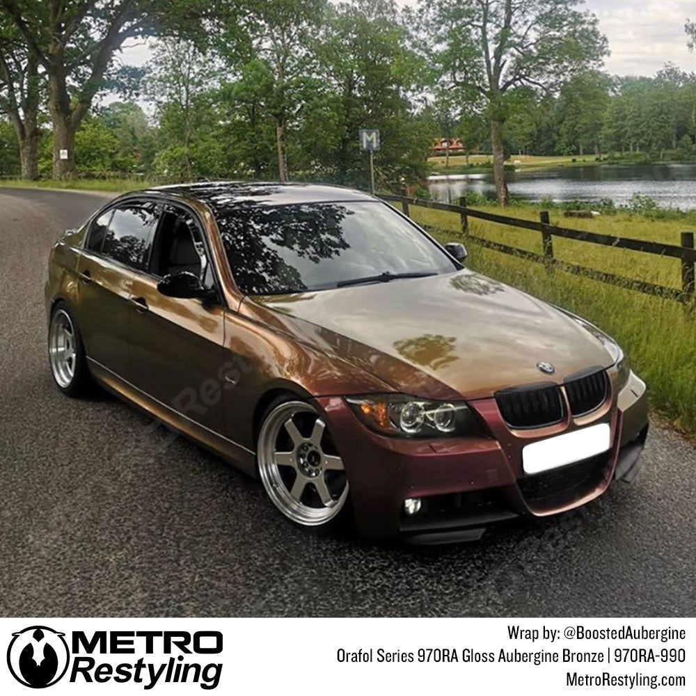 Bronze Car Wrap