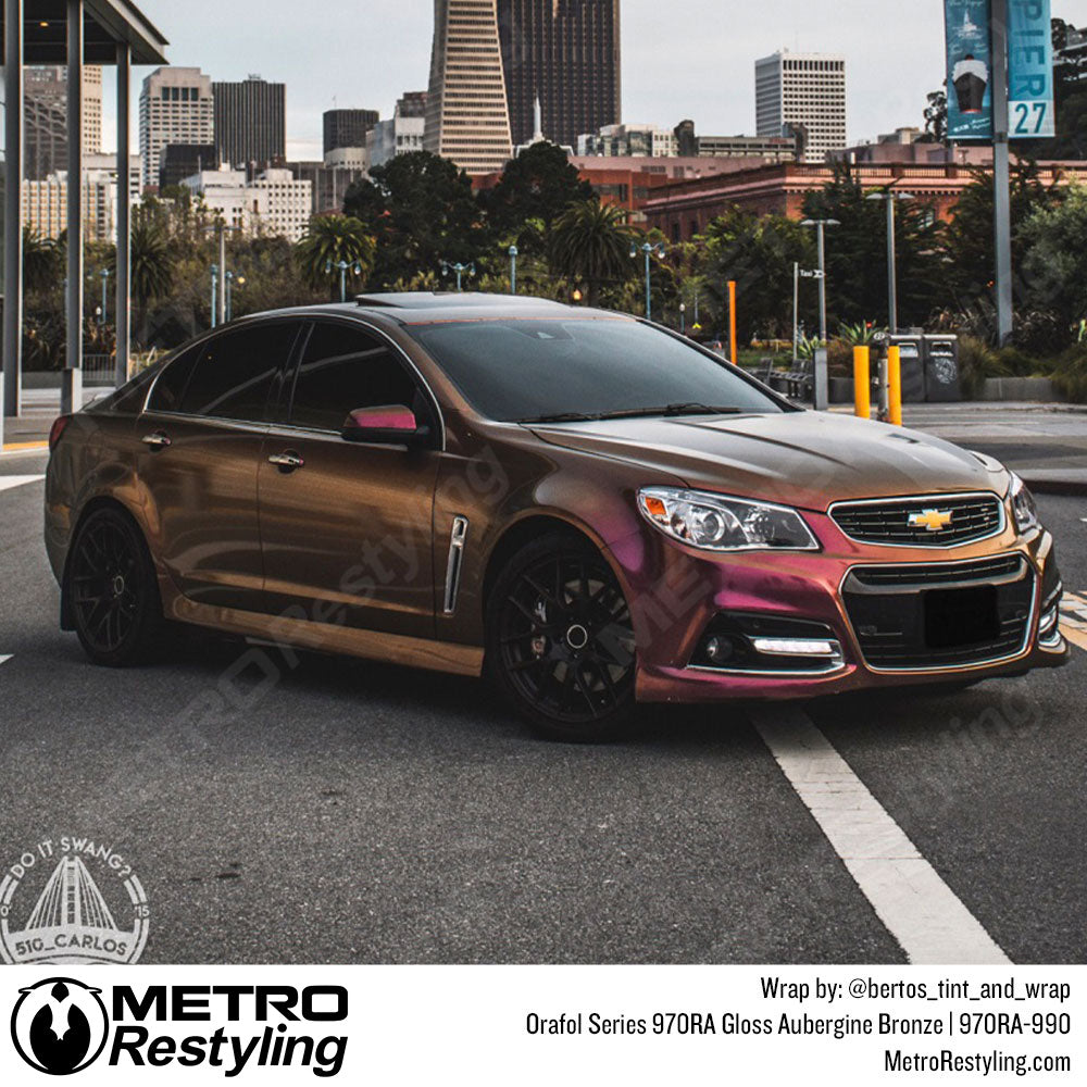 Chevy Bronze Car Wrap
